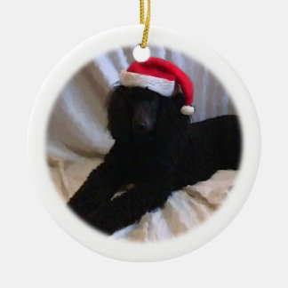 Standard Poodle Ceramic Ornament