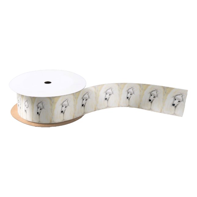 Standard Poodle Dog Art Ribbon (Spool)