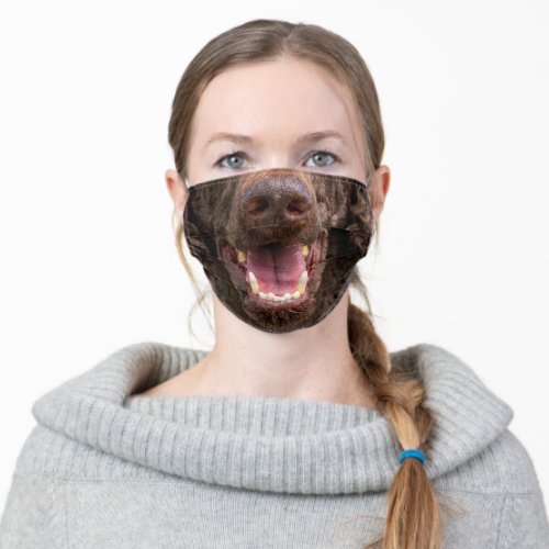 Standard Poodle Dog Nose Adult Cloth Face Mask