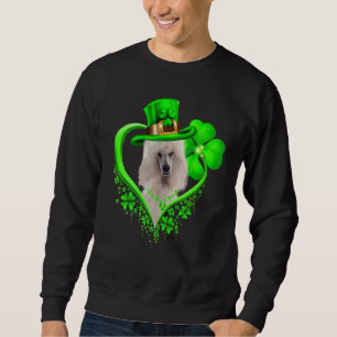 Standard Poodle Dog St Patricks Day Lover Irish Sh Sweatshirt