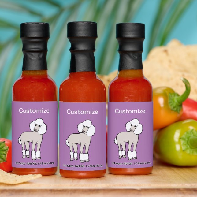 Standard Poodle Dog Thunder_Cove Hot Sauces (Multi)