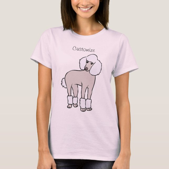 Standard Poodle Dog Thunder_Cove T-Shirt (Front)