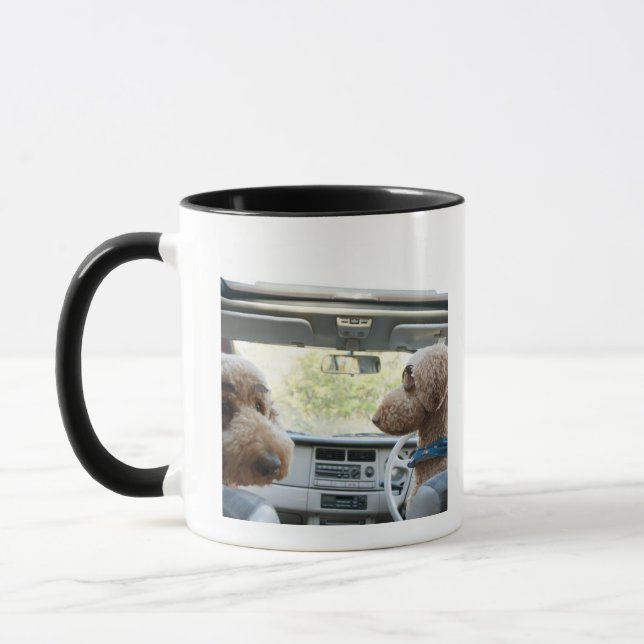 standard poodle mug (Left)