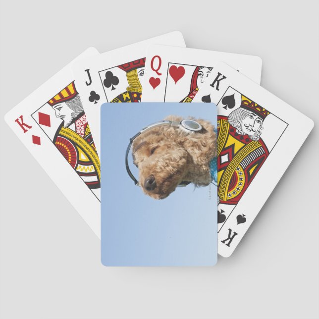 Standard Poodle Poker Cards (Back)