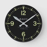 Standard Retro U.S. Army Aircraft Clock