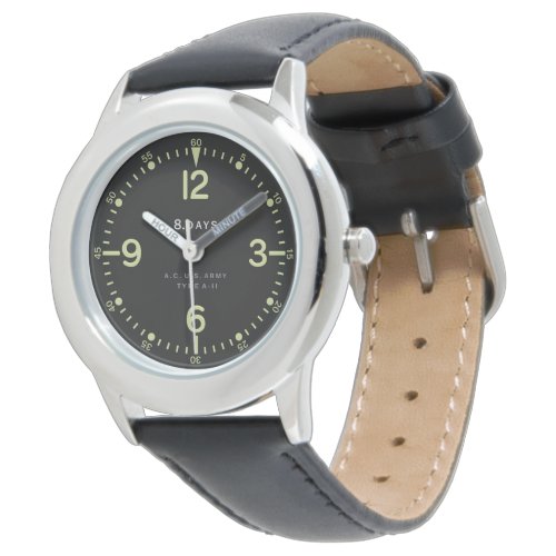 Standard Retro US Army Aircraft Clock Watch