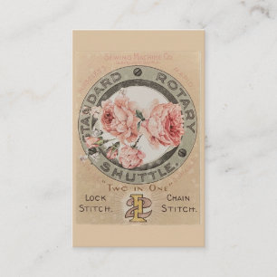 Standard Rotary Smuttle Spring Vintage Business Card