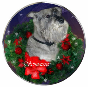 Standard Schnauzer Christmas Gifts Cutout