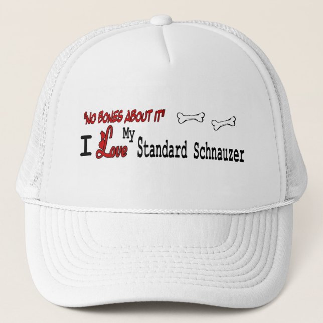 Standard Schnauzer (I Love) Hat (Front)