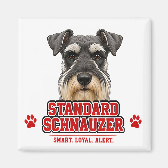 🐾 Standard Schnauzer Lover Pride 🐾 Magnet (Front)