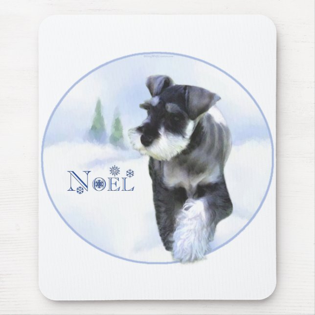 Standard Schnauzer Noel Mouse Pad (Front)