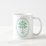Standard Size Green Simon's Rock Seal Mug<br><div class="desc">A simple mug with the Simon's Rock seal in green on each side
Available in 11 and 15 ounce sizes</div>