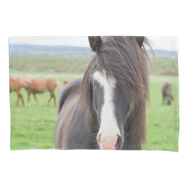 Standard Size Horse Pillowcase (Front)