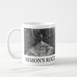 Standard size mug with Betty Hall on The Rock<br><div class="desc">A mug featuring Betty Hall standing on top of THE Rock,  from the SR Archives.
Available in 11.5 and 15 ounce versions.</div>