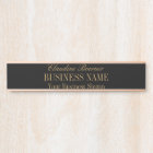 Standard Size Name Plate Crafter Artist Business