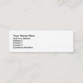Standard Skinny Card