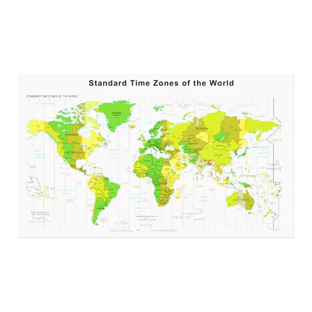 Standard Time Zones World Map Stanfords Hot Sex Picture 3470