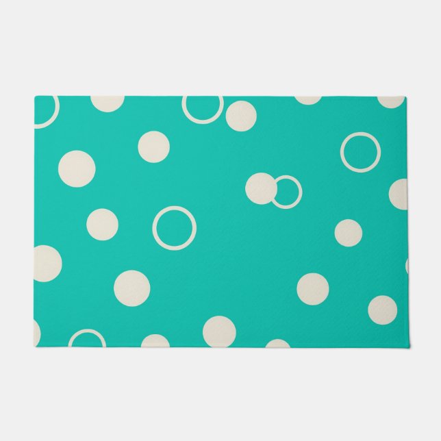 Standard Turquoise DESIGN TAPET Doormat (Front)
