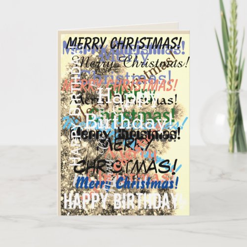 Standard white envelopes included holiday card