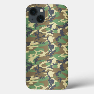 Standard Woodland Camo iPhone 13 Case