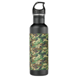 Standard Woodland Camo Stainless Steel Water Bottle