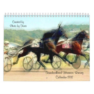 Standardbred Harness Horse Racing Calendar 2012