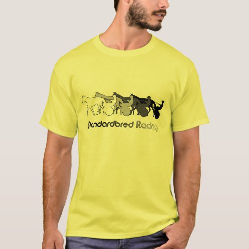 Standardbred Racing Silhouette T_Shirt