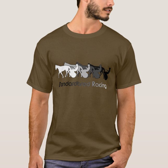 Standardbred Racing Silhouette T-Shirt (Front)