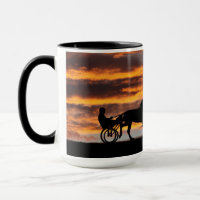 Standardbred Trotting Racehorse Coffee Mug
