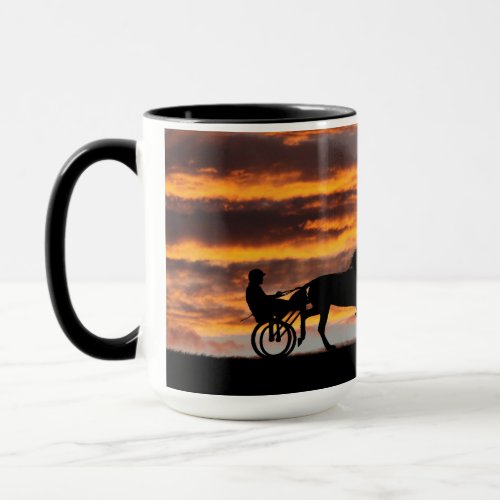 Standardbred Trotting Racehorse Coffee Mug