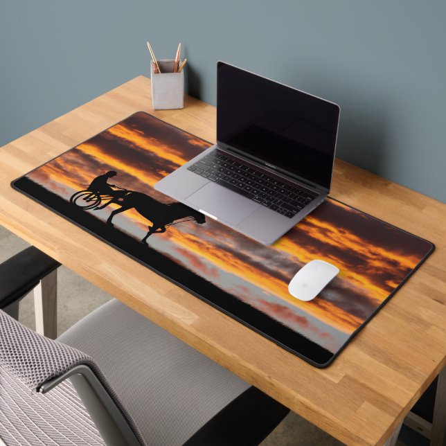 Standardbred Trotting Racehorse Desk Mat (Office 2)