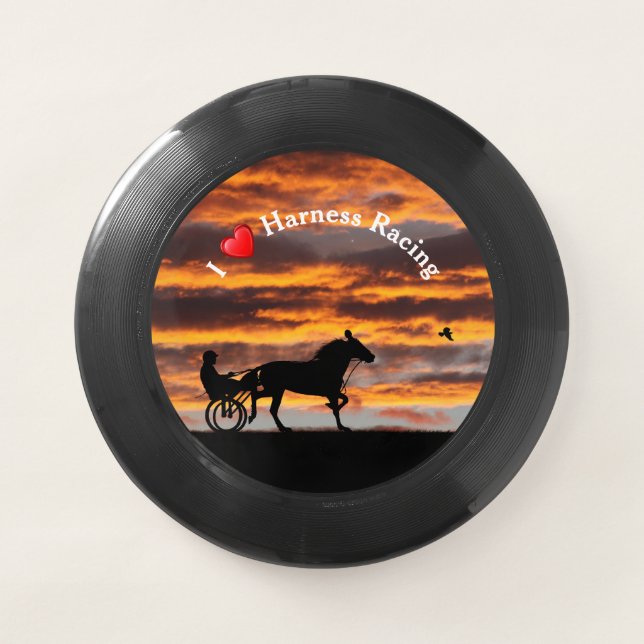Standardbred Trotting Racehorse Frisbee (Front)