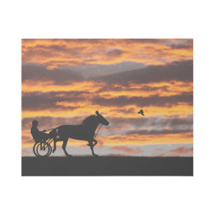 Standardbred Trotting Racehorse Gallery Wrap