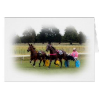 Standardbreds at the Racetrack Cards