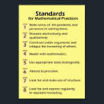 Standards for Mathematical Practices Poster<br><div class="desc">Standard for Mathematical practices posters.</div>