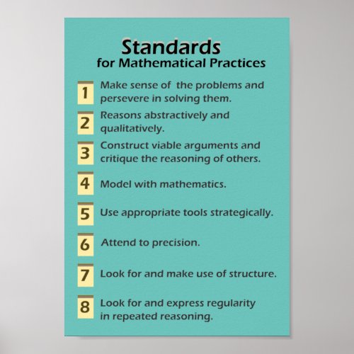 Standards for Mathematical Practices Poster