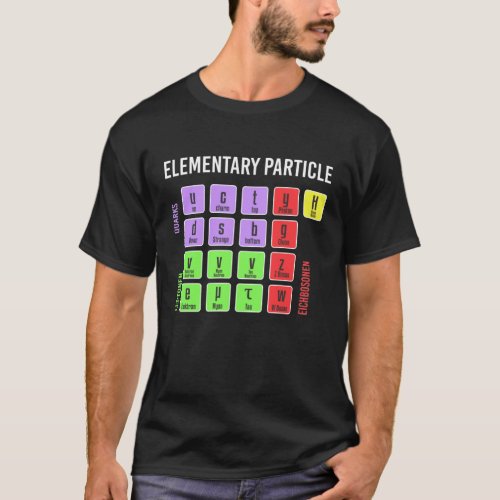 Standart Model of Elementary Particles Physics T_Shirt
