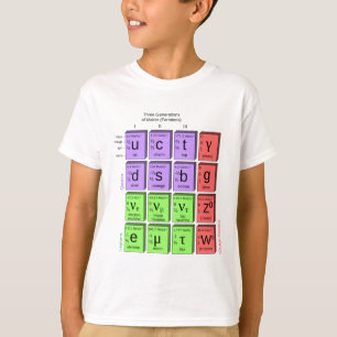 Standart model of elementary particles T-Shirt