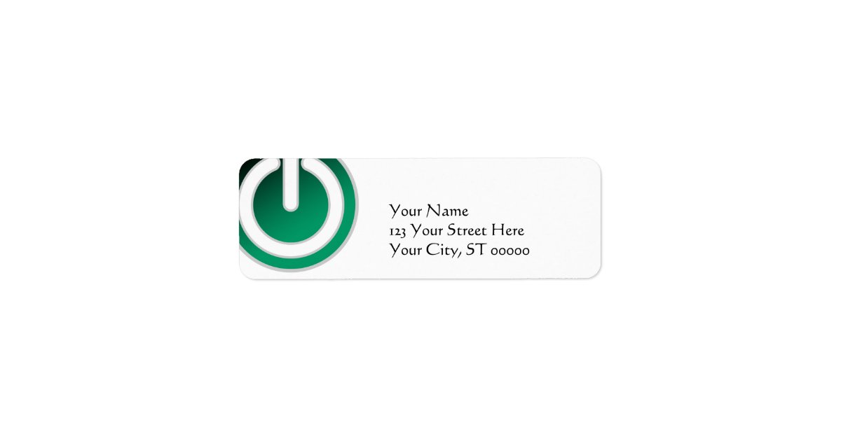 Standby On/Off Power Switch Label | Zazzle