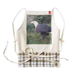 Standing American Bald Eagle Zazzle HEART Apron