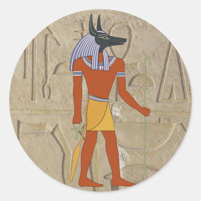Standing Anubis Sticker (Front)