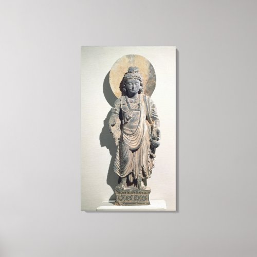 Standing Bodhisattva Maitreya 3rd century Canvas Print