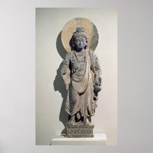Standing Bodhisattva Maitreya 3rd century Poster