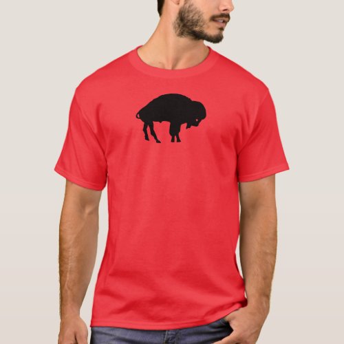 Standing BuffaloBison T_Shirt