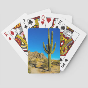 Standing Cactus Poker Cards