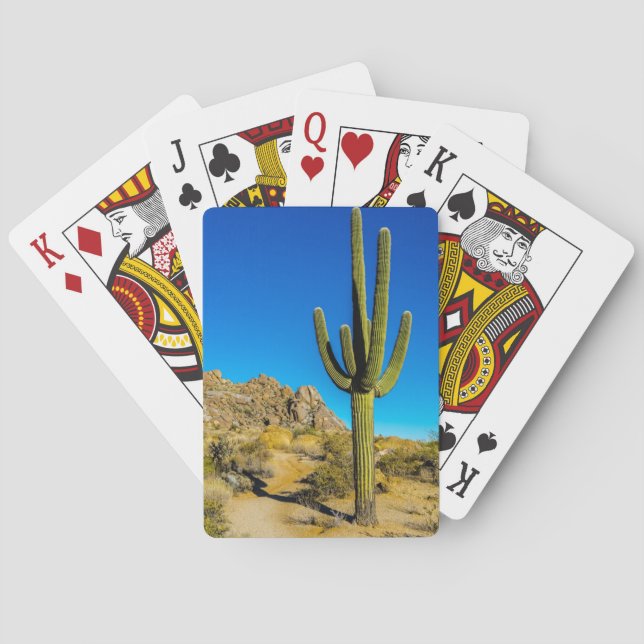 Standing Cactus Poker Cards (Back)