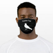 Standing Canary Bird Adult Cloth Face Mask (Worn)