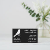 Standing Canary Bird Business Card (Standing Front)
