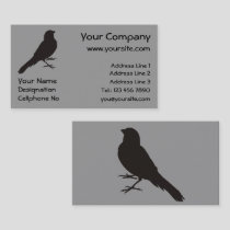 Standing Canary Bird Business Card