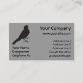 Standing Canary Bird Business Card (Front)